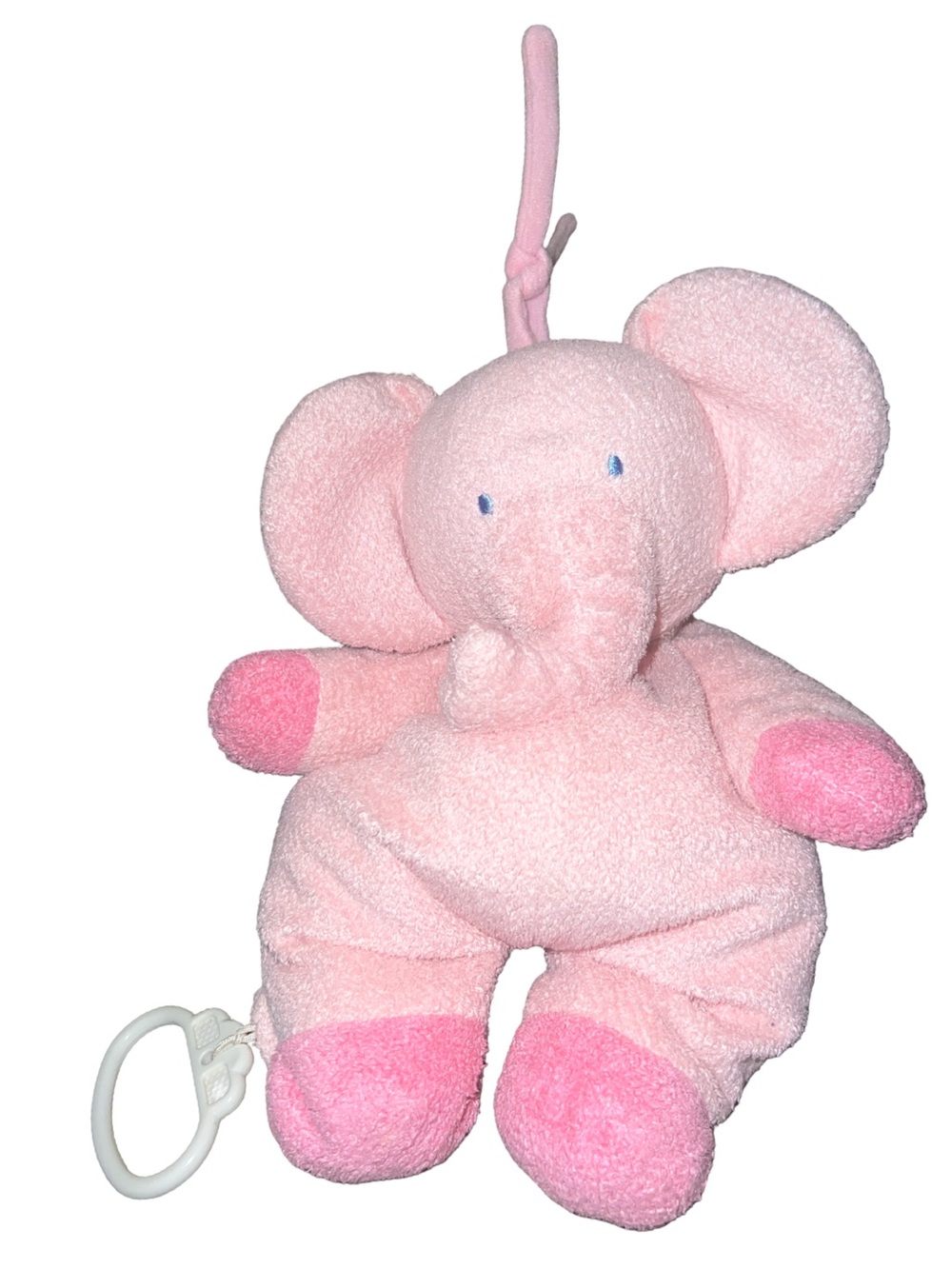 Vtg  Child of Mine Carters Prestige Pink Elephant +NON WORKING +Musical Plush